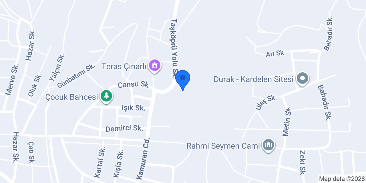 Nene Hatun Ortaokulu konumu