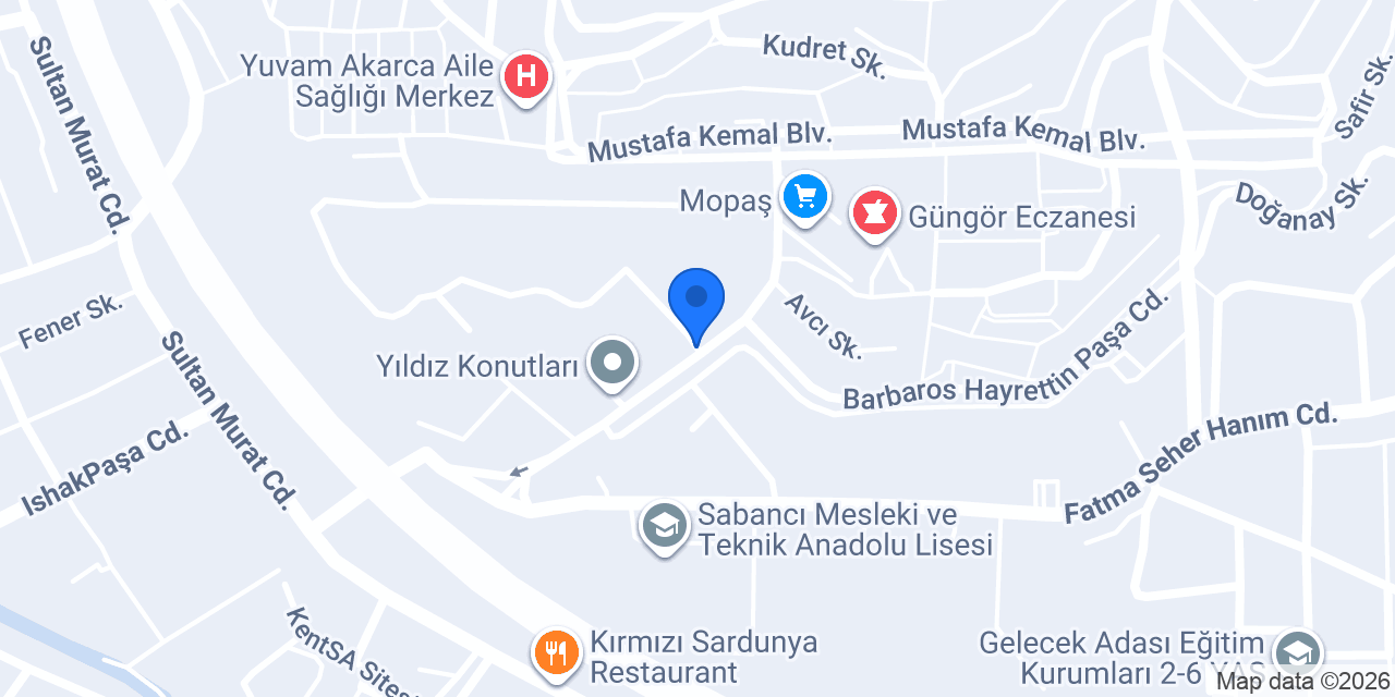 Toprak Bakery House konumu