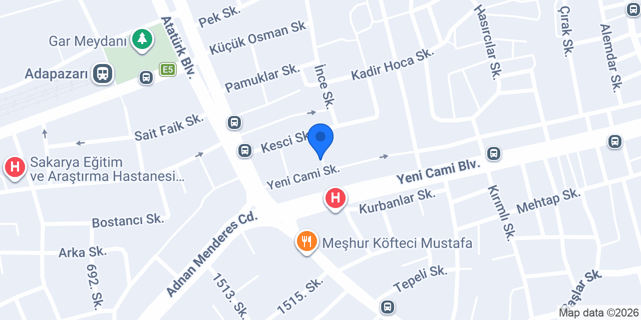 Sakarya Pegem Akademi konumu