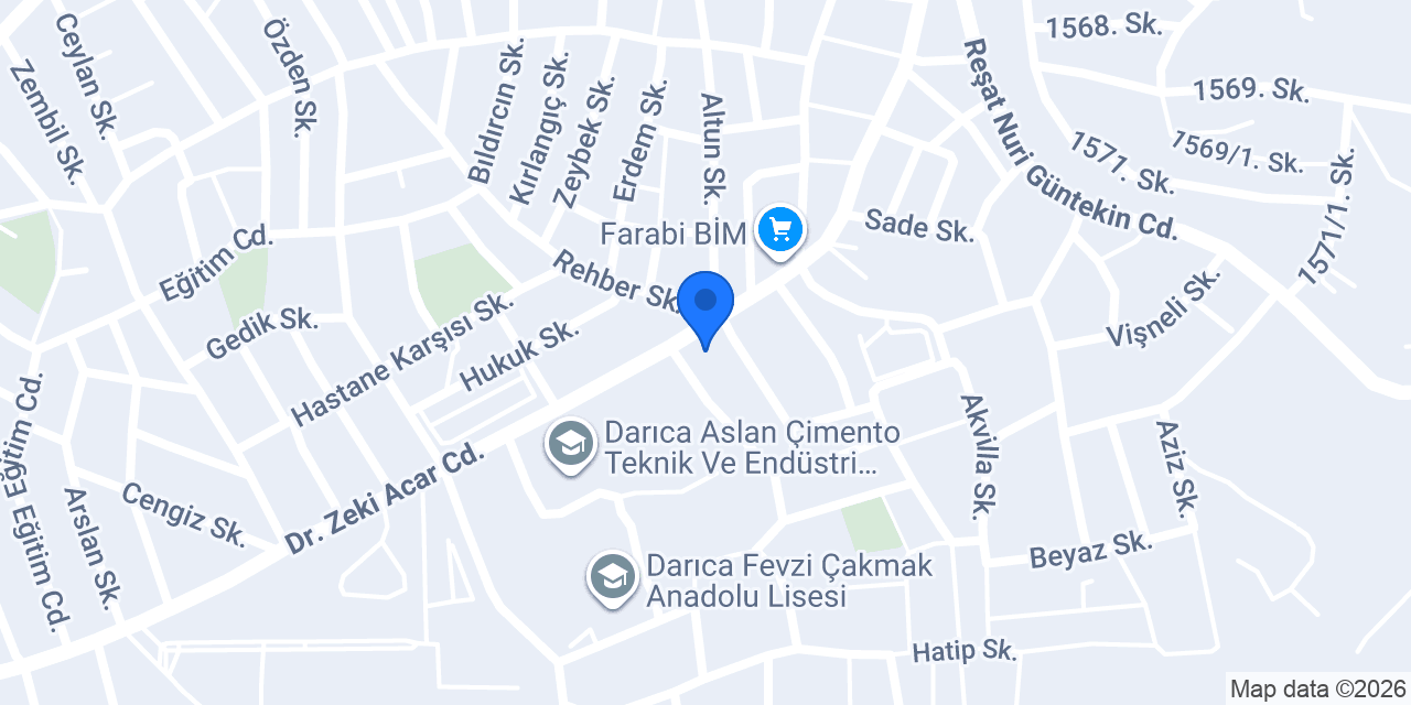 Recep Has Diş Muayenehanesi konumu