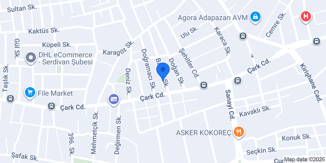 Çalık Mobilya konumu