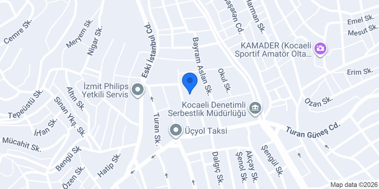 Bekirpaşa Polis Merkezi Amirliği konumu