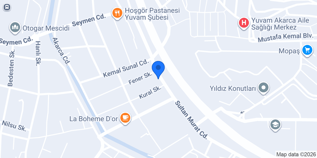 Tramvay Taksi konumu