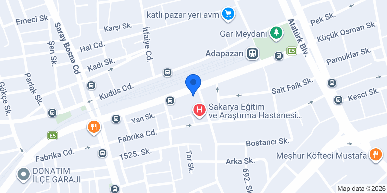 Sakarya Müftülüğü konumu