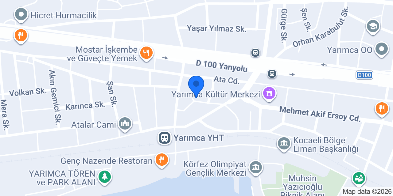 Mak-Tes Çelik Konstrüksiyon konumu