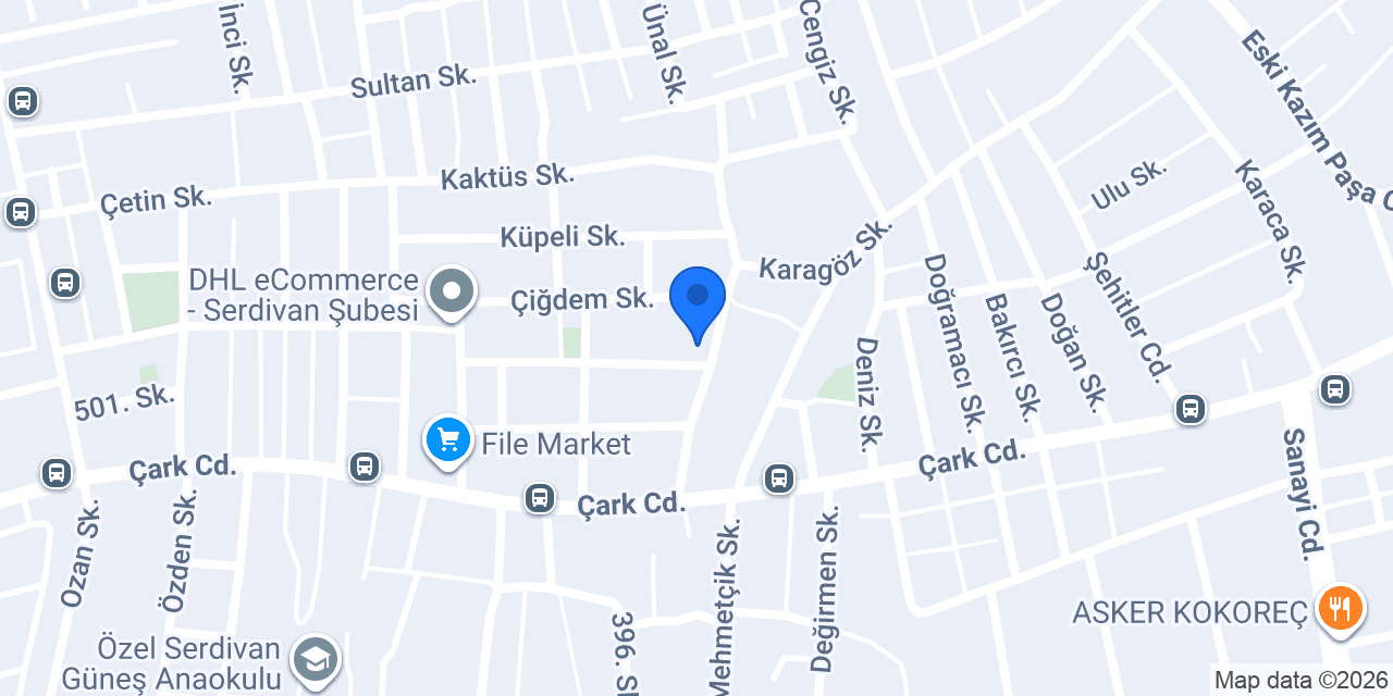 Sercan Sarı Ofis Mobilyaları konumu