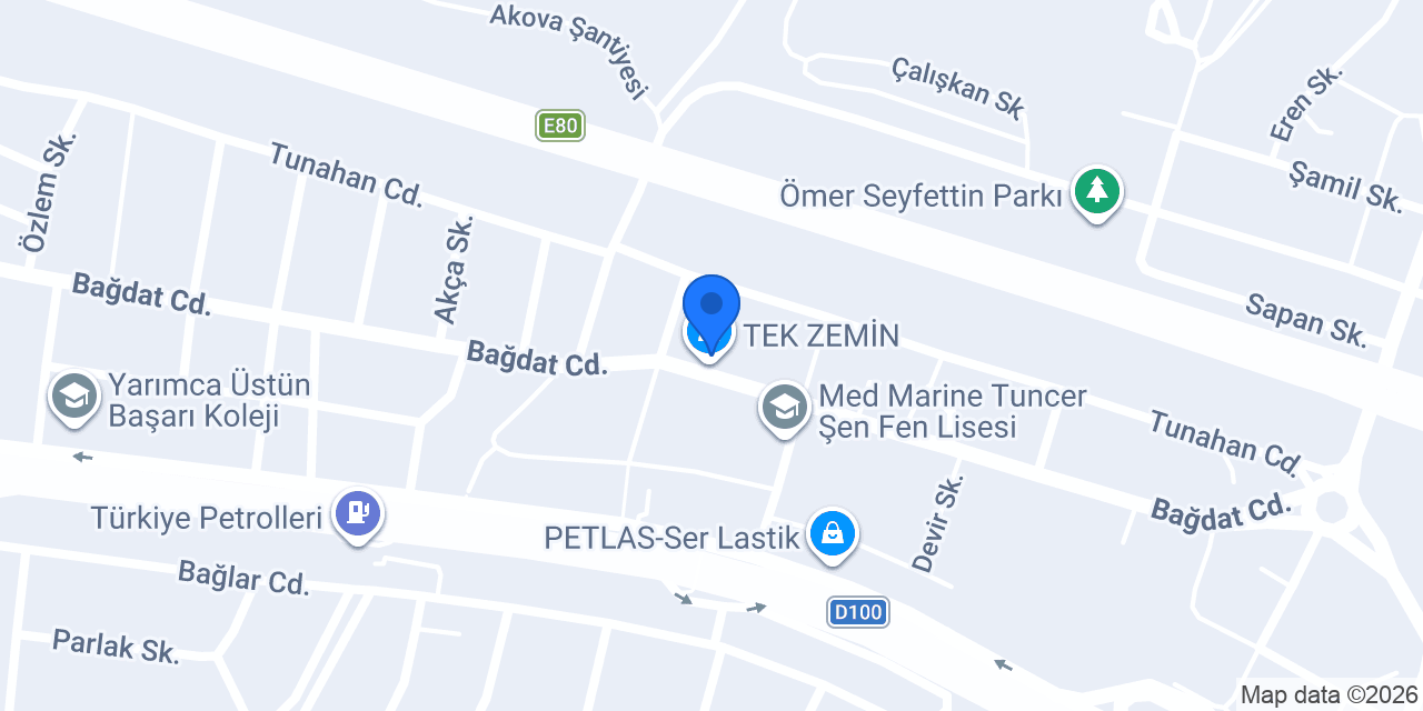 TEK ZEMİN konumu