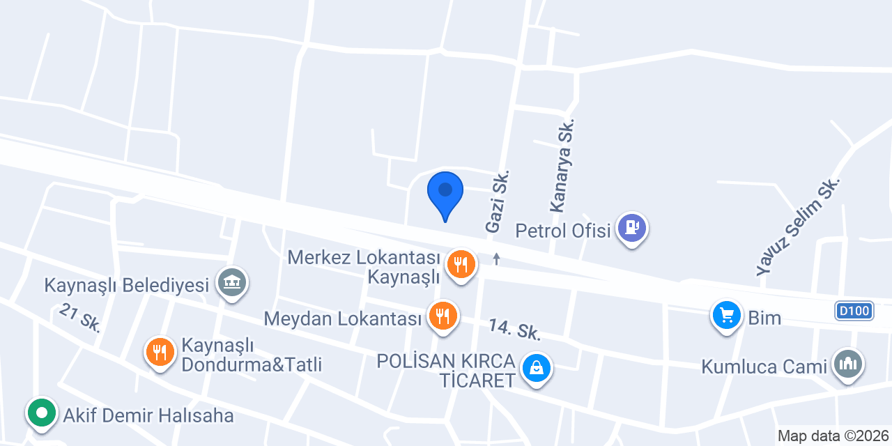 Kaynaşlı CTP Boru konumu