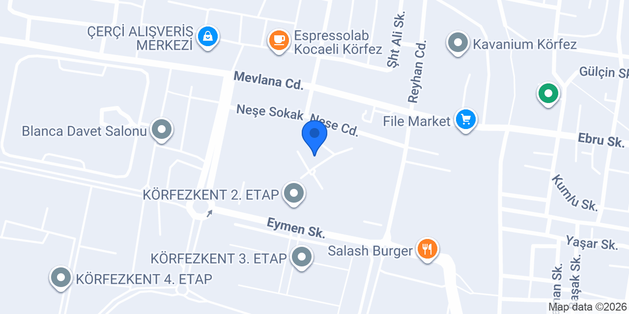 Körfezkent 2.Etap Site Yönetimi konumu