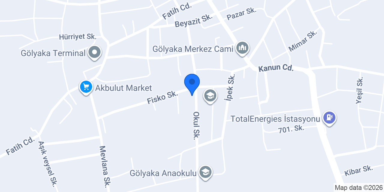 Gölyaka serhendi vakfı konumu