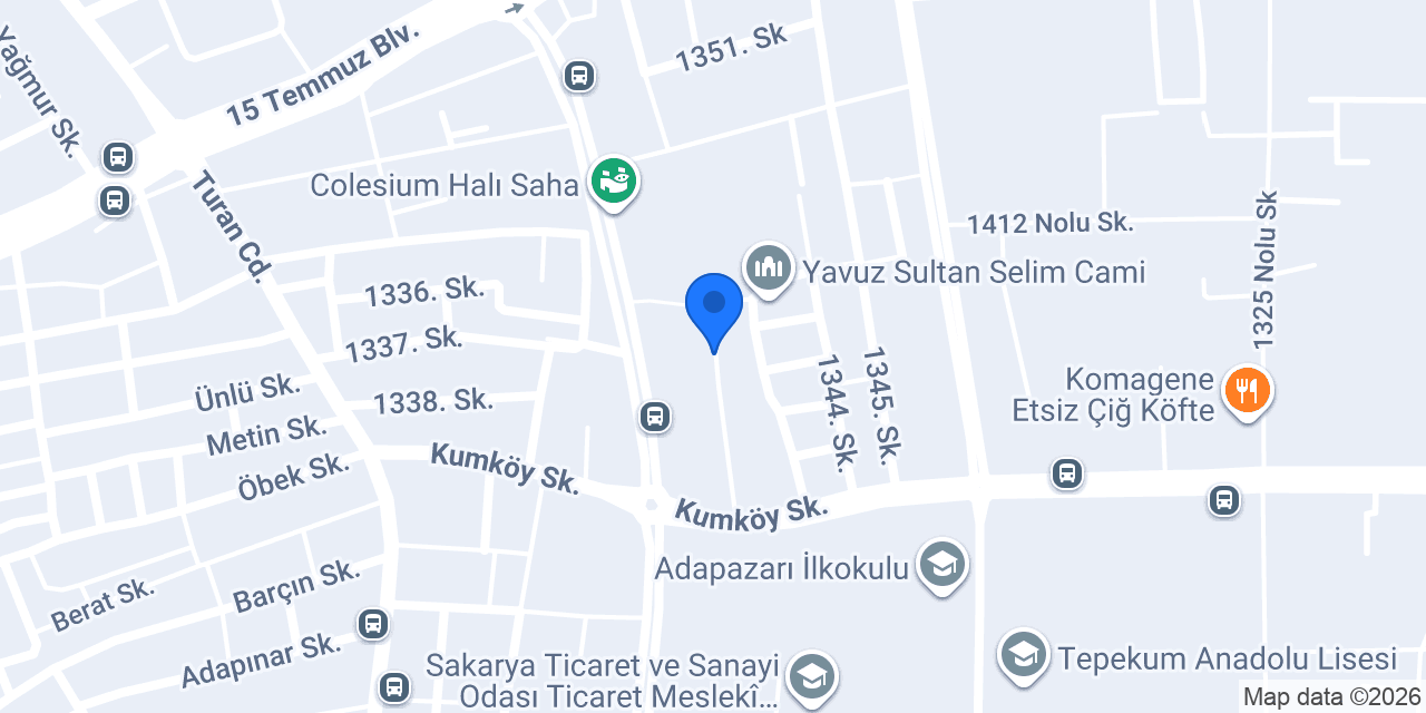 Deniz Oto Yıkama konumu