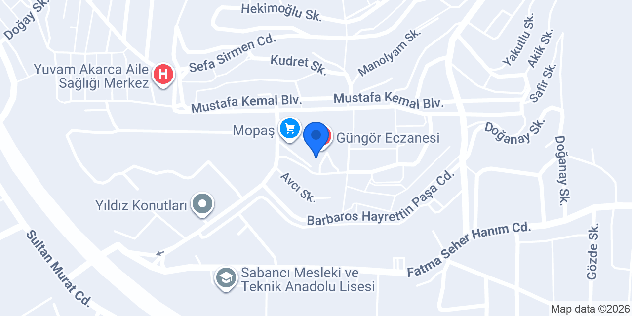 Yuvam Anahtar Çilingir konumu
