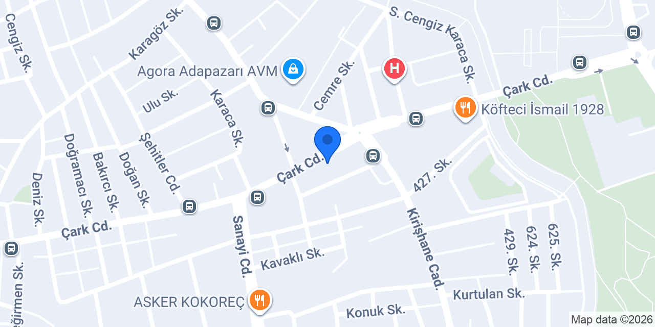 Adamob Mobilya Sarayı konumu
