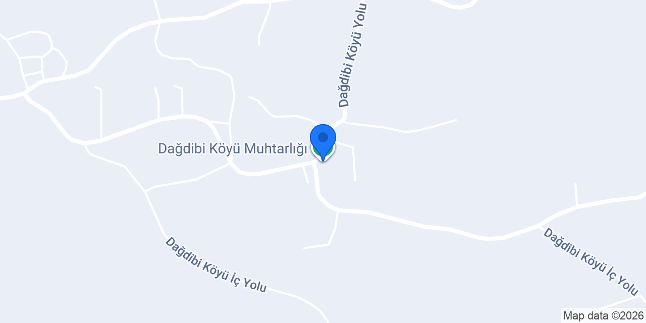 Dağdibi Köyü Muhtarlığı konumu