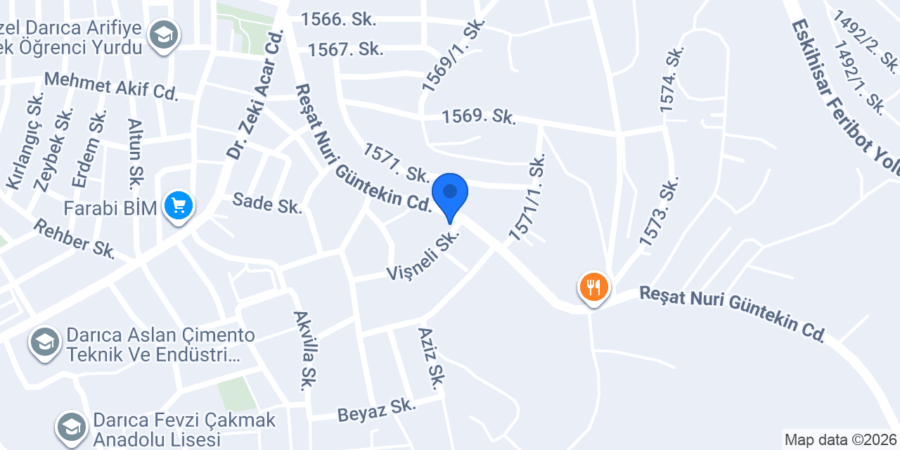 Taşkın Elektrik konumu