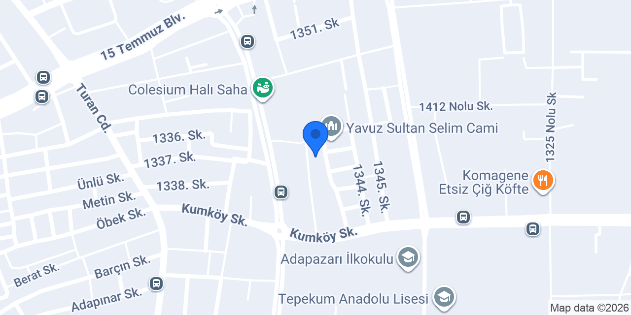 Derya Emlak konumu