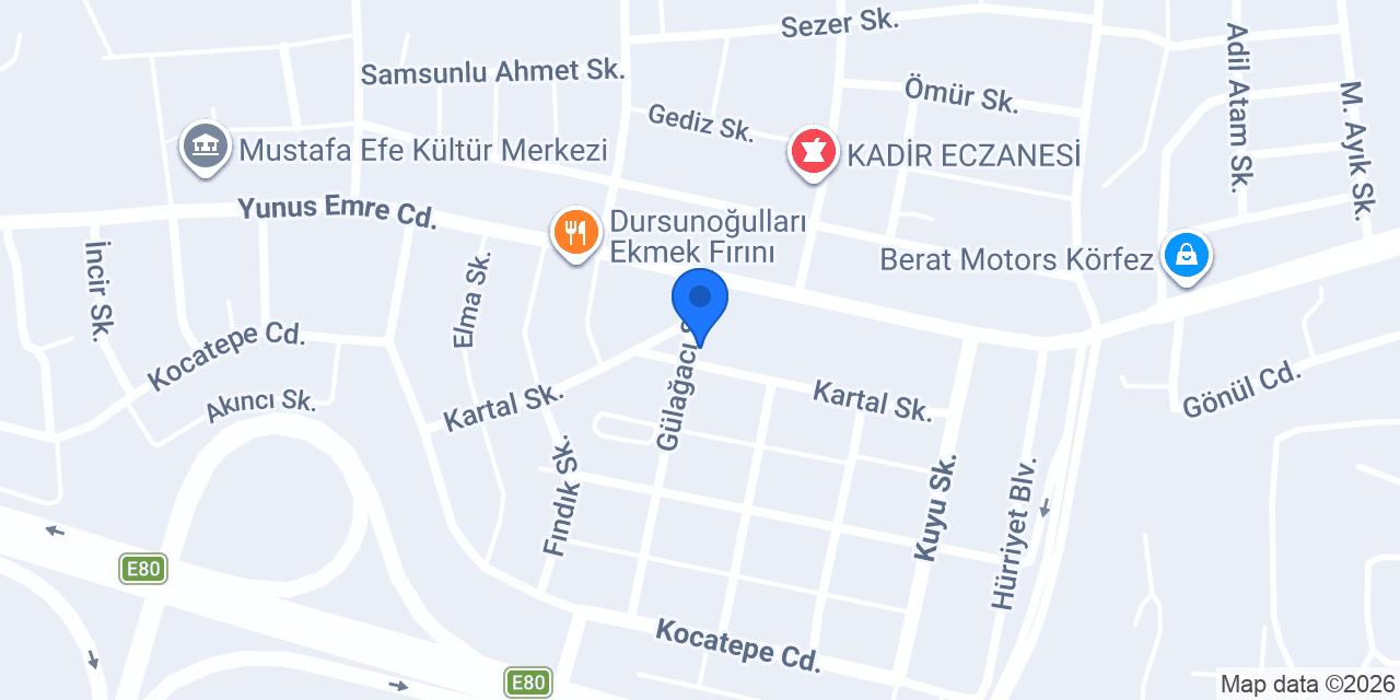mendeşgil hanesi konumu