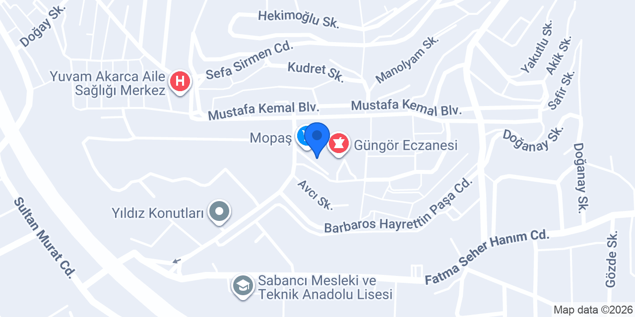 Örçen Elektrik konumu