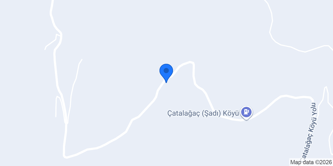 Çatalağaç Köyü konumu
