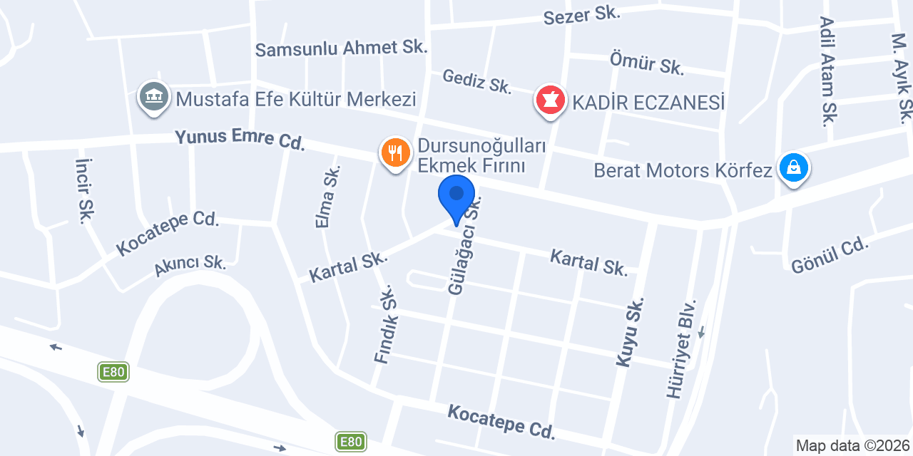 Turhan Halı Yıkama konumu