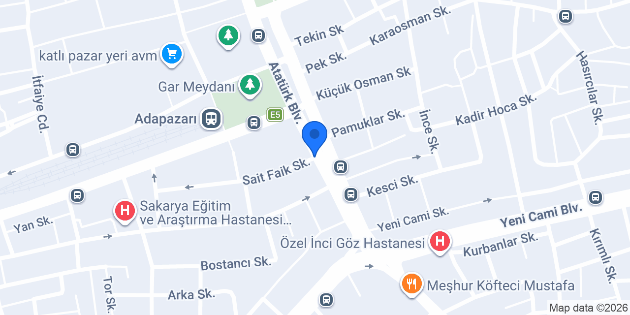 Ada Sakarya iç mimarlık dekorasyon konumu