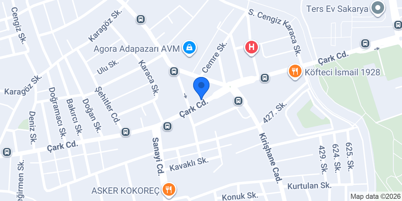 Yataş Bedding I Serdivan konumu