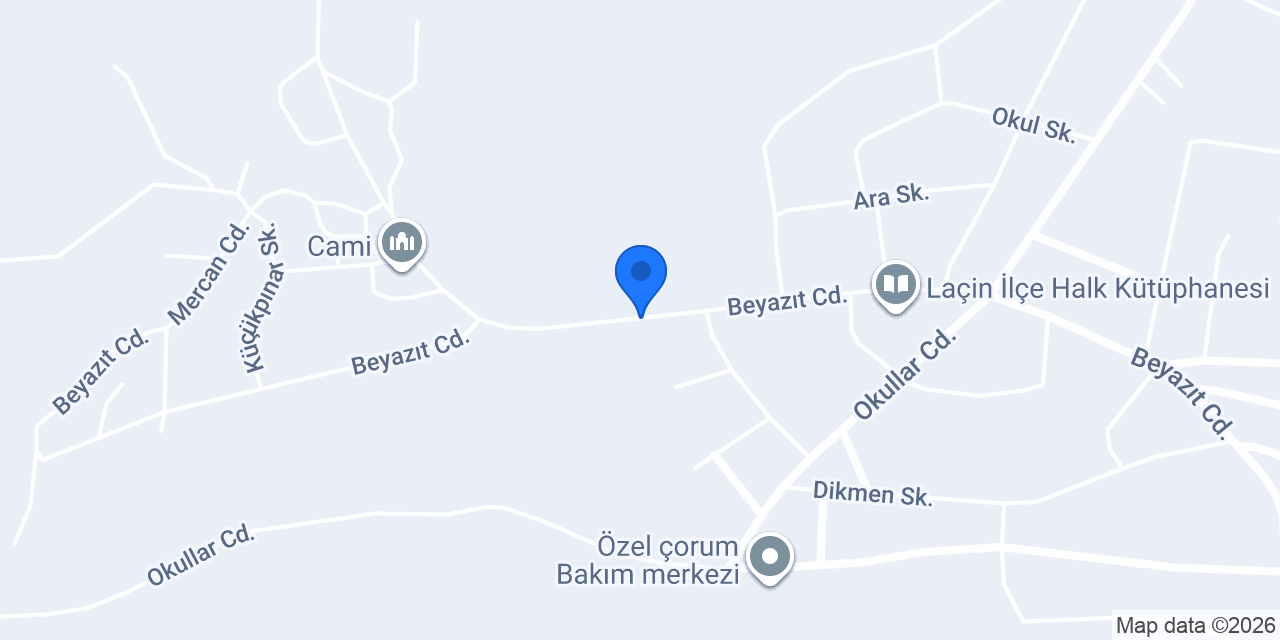 Laçin İlçe Emniyet Amirliği konumu