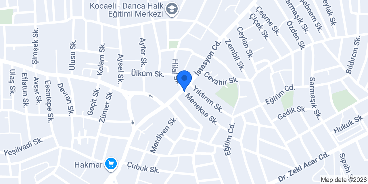 AŞKIN MOBİLYA DARICA konumu