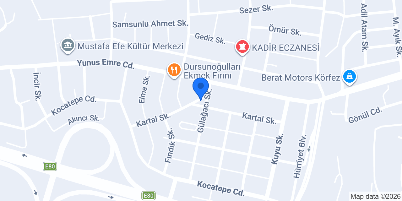 KYC GARAGE konumu