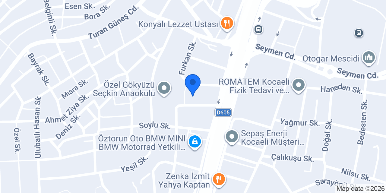Anaçağ Anaokulu konumu