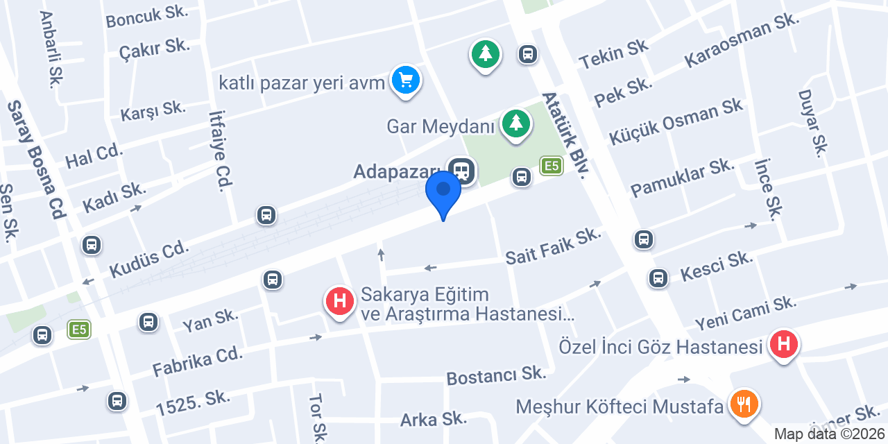 Sakarya Müzesi konumu