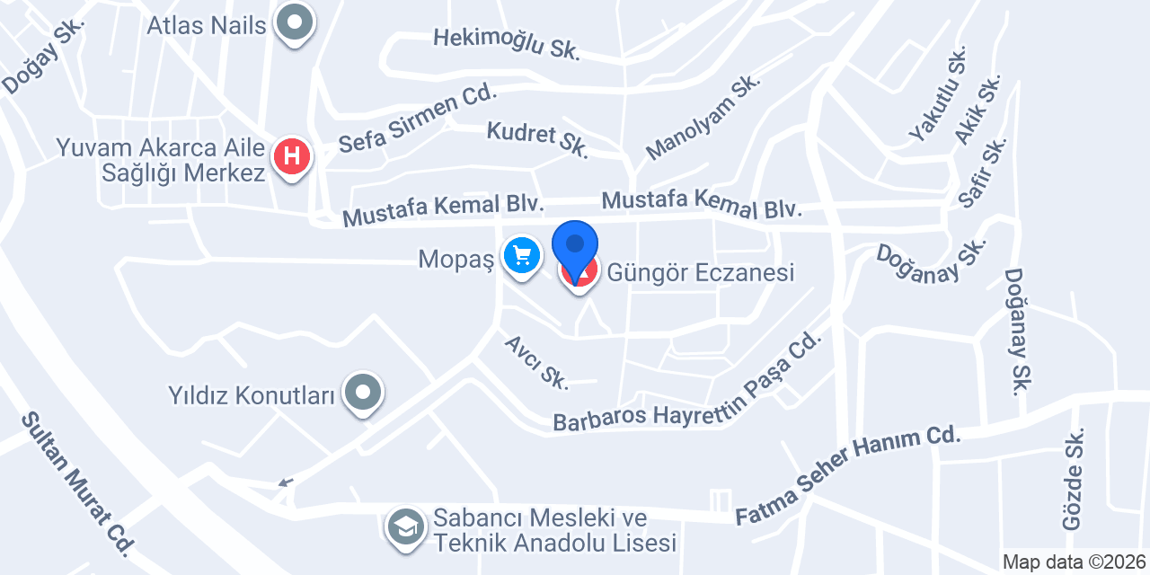 Şen yuvam ekmek firini ve ünlü mamulleri konumu