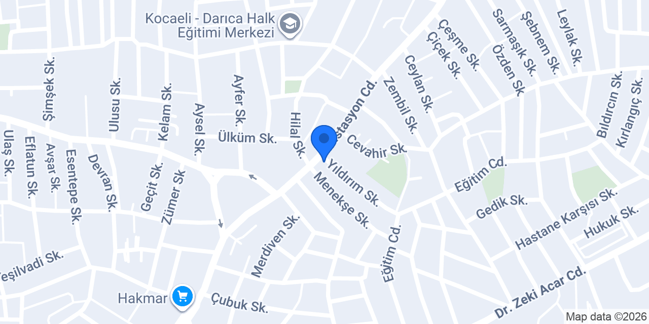 Yurdakul Internet Kafe konumu