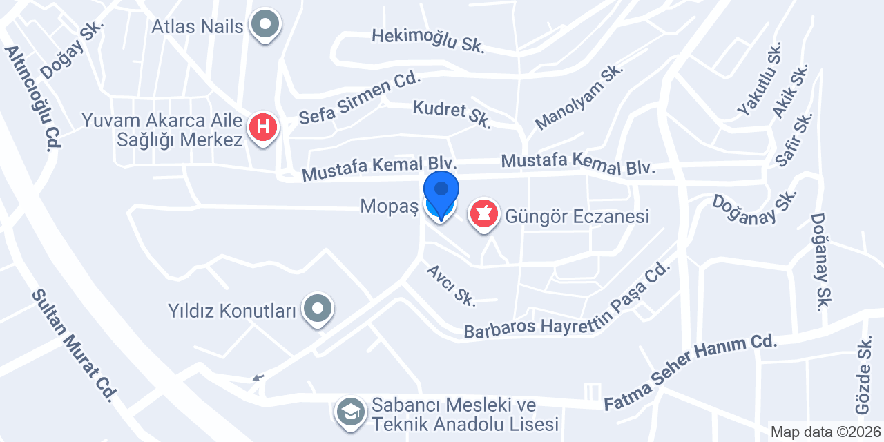 Mopaş konumu