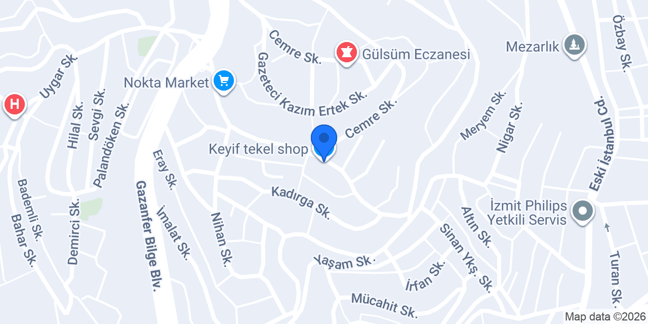 Keyif tekel shop konumu