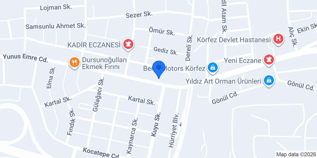 Yıldırım hırdavat konumu
