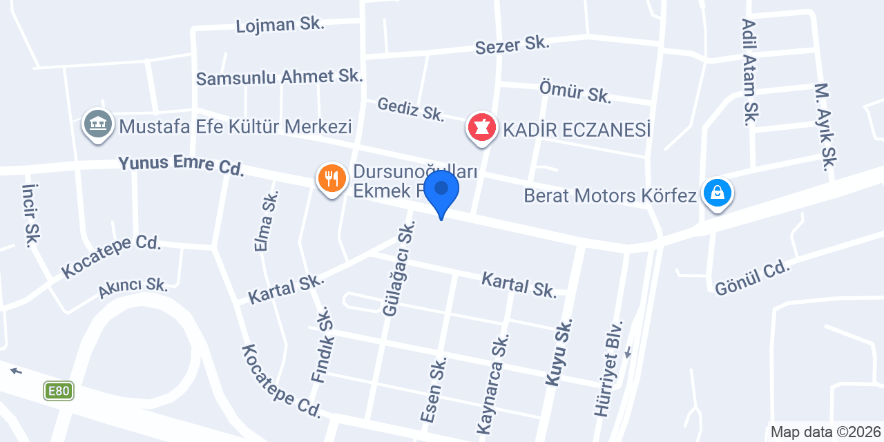 Göçmen Börekçisi konumu