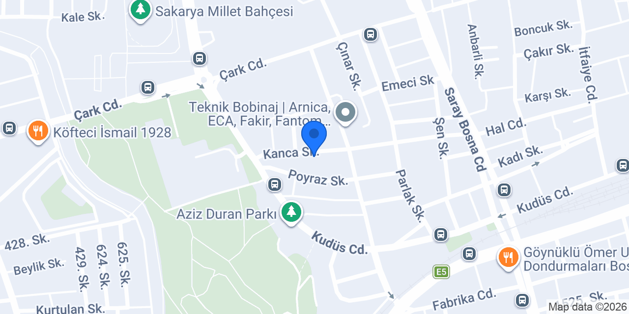TMO Sakarya Başmüdürlüğü konumu