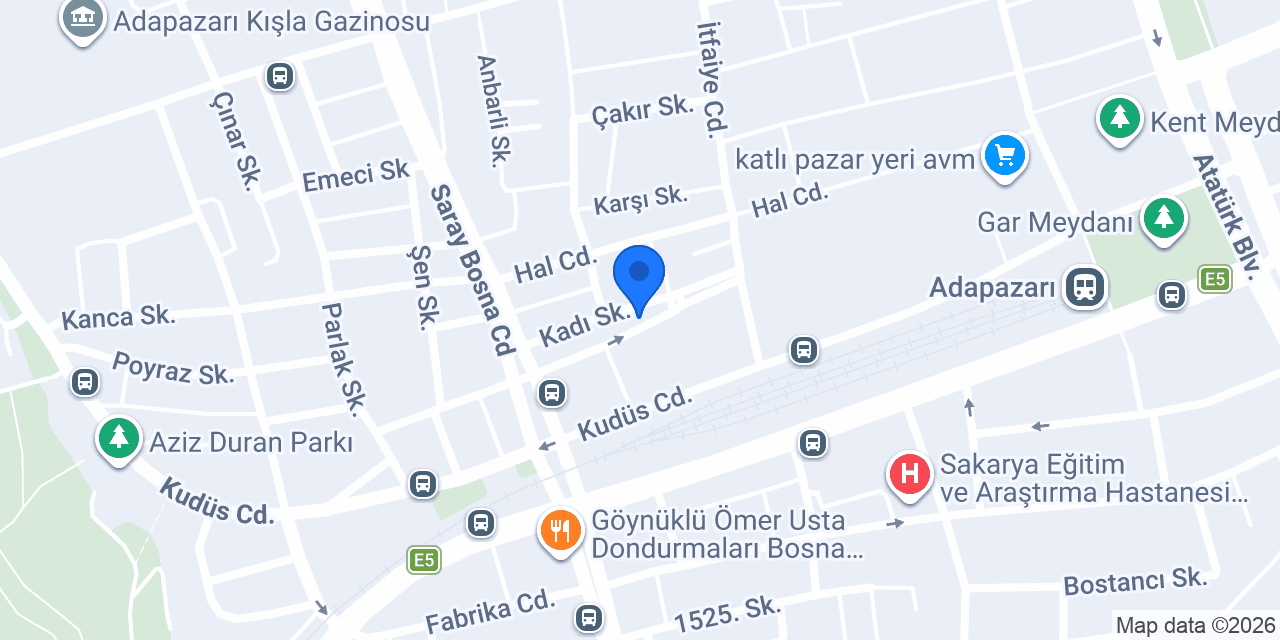 Cadde Sürücü Kursu konumu