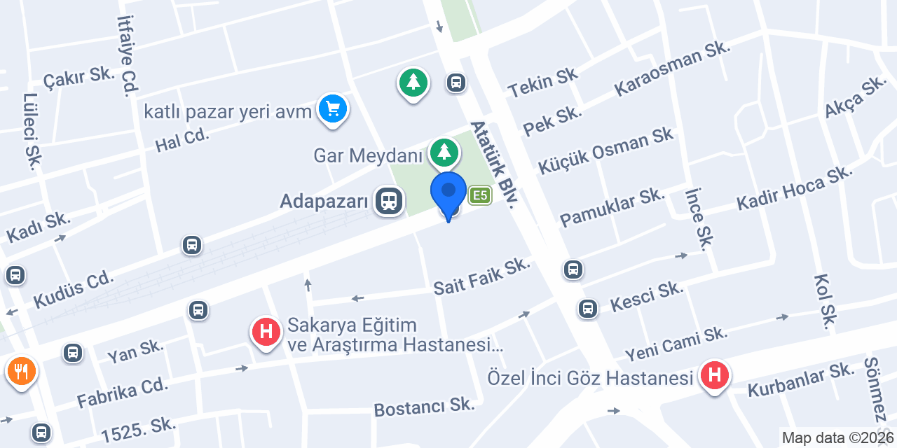 Şehir Restaurant konumu