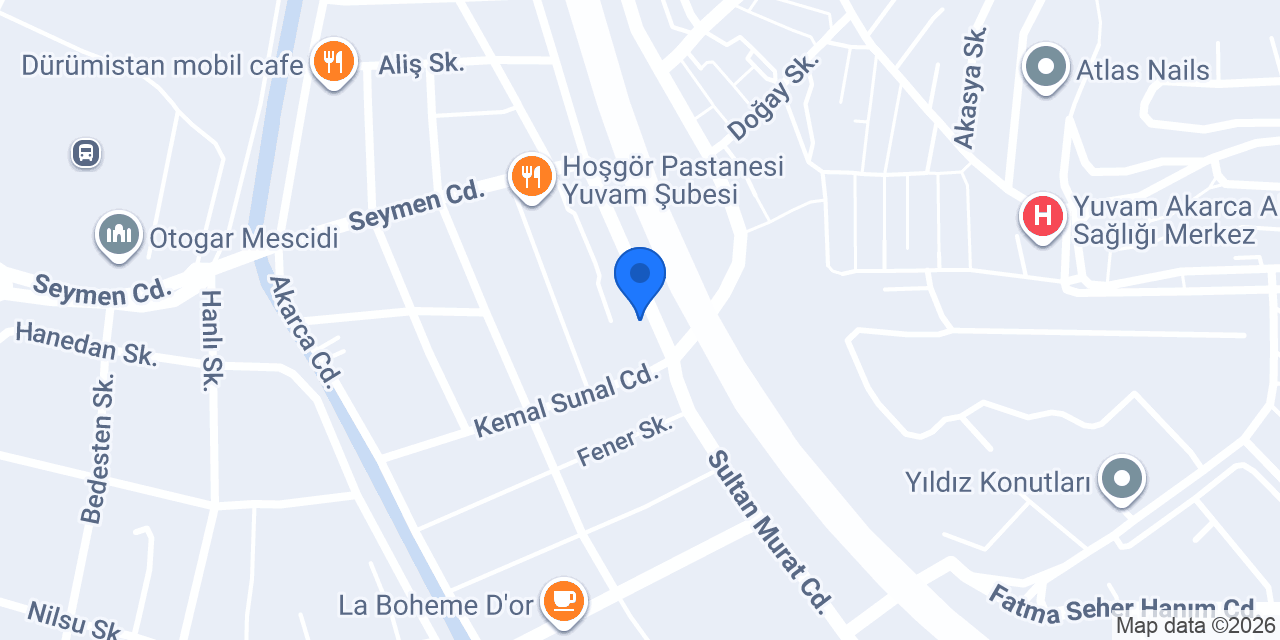 Ayköşe Unlu Mamuller konumu