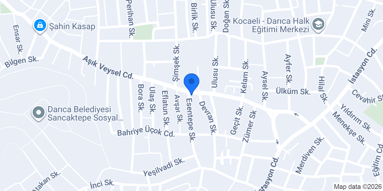 Aksu Halı Yıkama konumu