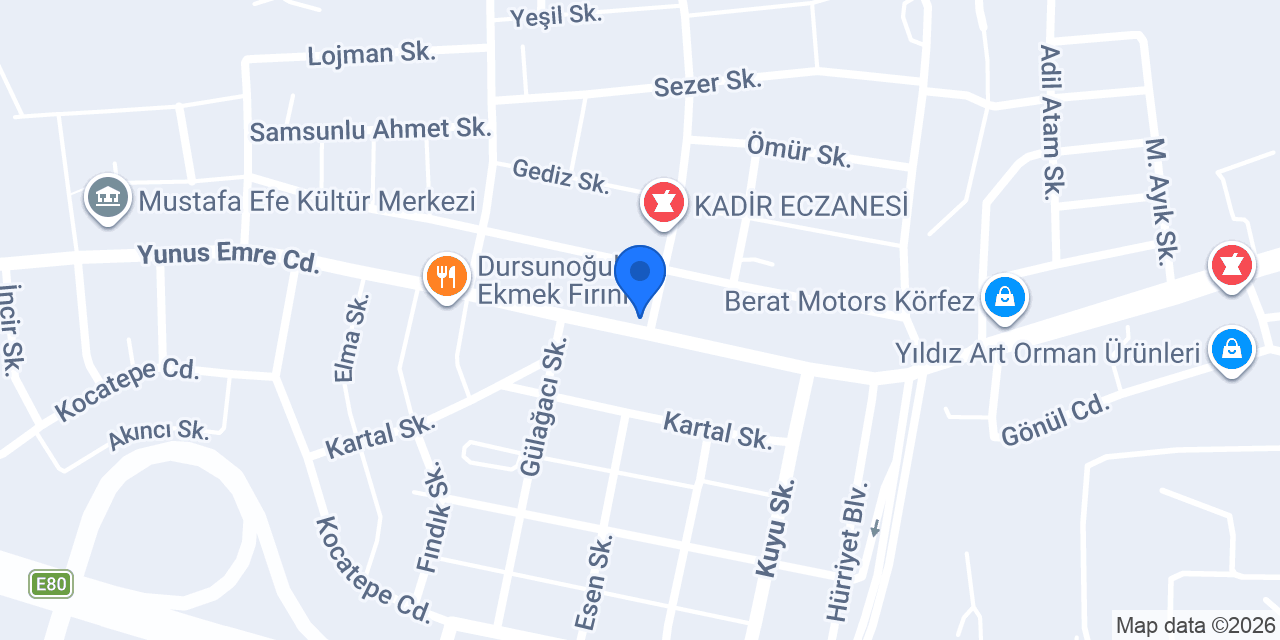 Yaren Eczanesi konumu