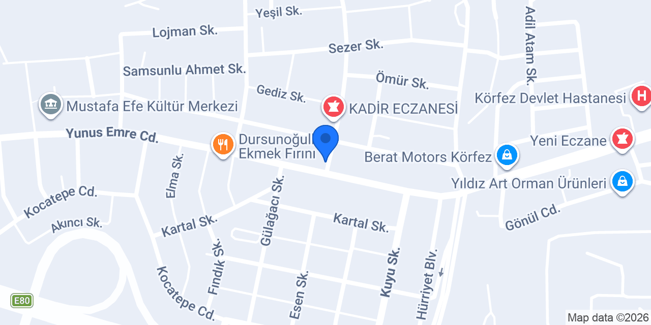 Barış Eczanesi konumu