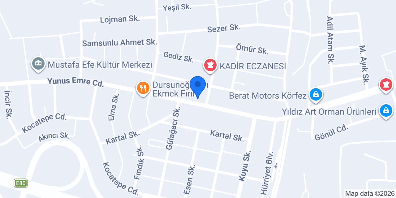 Sertaç döner konumu