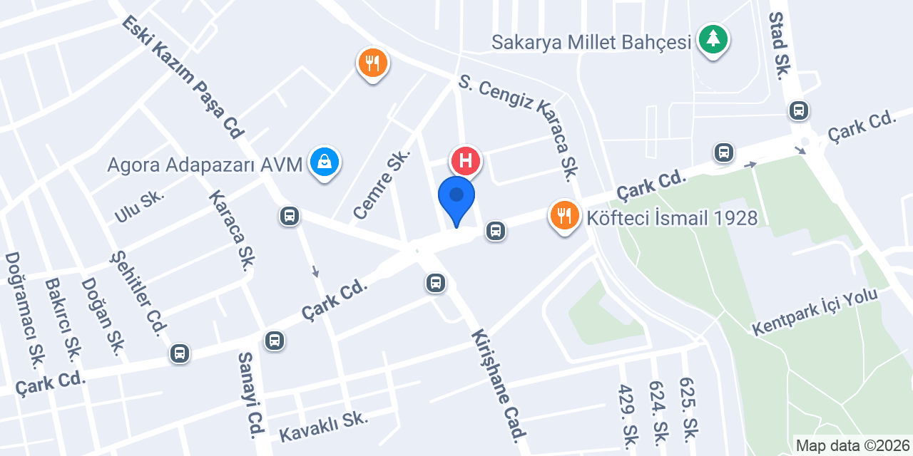 Doğtaş Exclusive Sakarya Merkez konumu