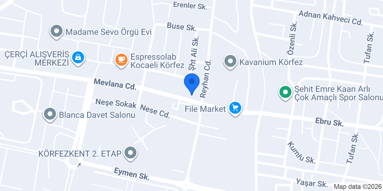 Şok Market konumu