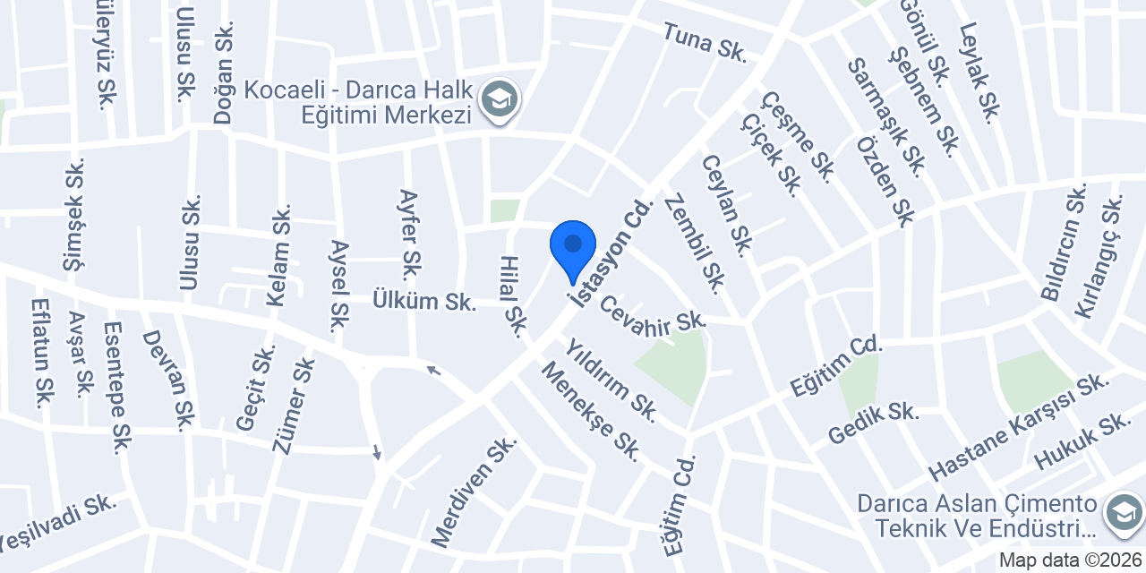 Toktaş Çınar sürücü kursu konumu