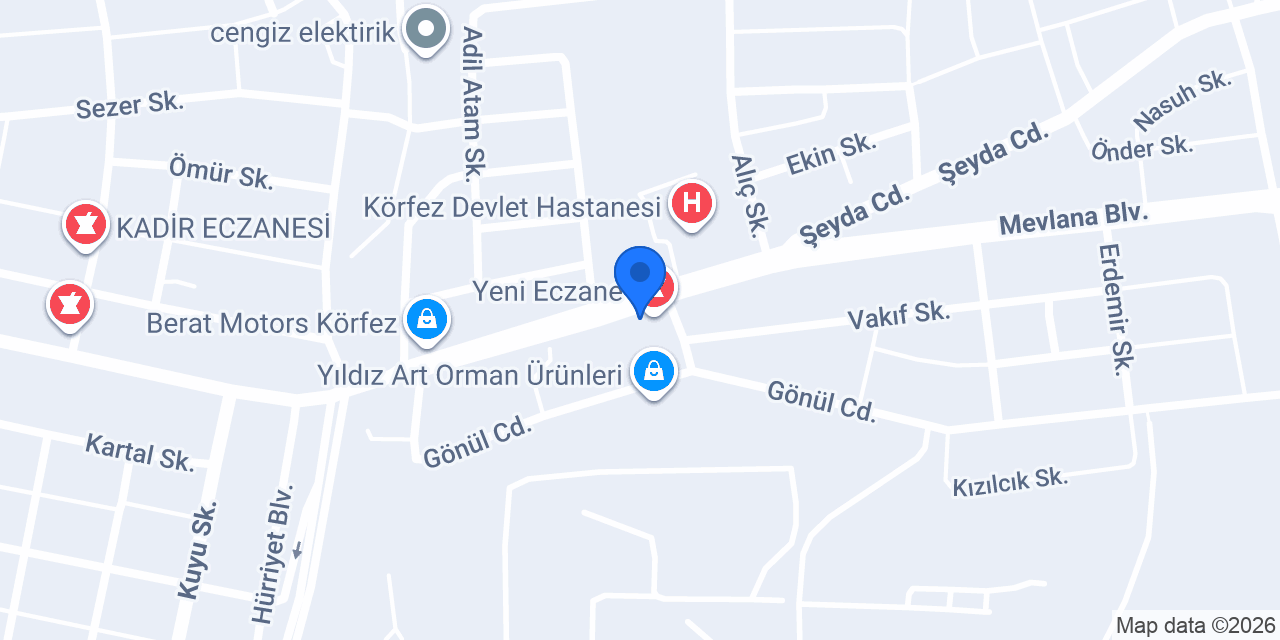 Derman Eczanesi konumu