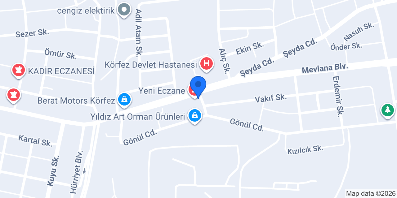 Mete Eczanesi konumu